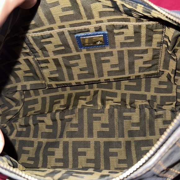 Fendi denim spy bag shoulder hobo purse - Picture 11 of 15